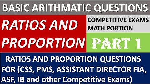 Ratio and Proportion Tricks| Ratio and Proportion easy solution| Solved Math MCQs| FPSC Math Portion