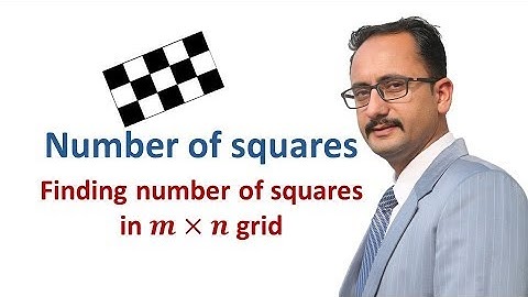 Number of square in rectangular m*n grid