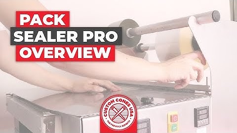 Pack Sealer Pro - Overwrapping machine | Custom Cones USA