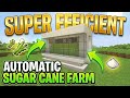 Easiest Automatic Sugar Cane Farm Tutorial! (Minecraft 1.21.10+)