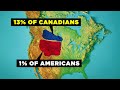 Geography and Population of Canada and the U.S.
