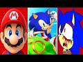 Super Mario Run Vs Sonic Dash Vs SONIC EXE Insanity 