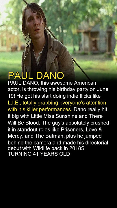 Happy Birthday Paul Dano SkcBSdahfEI 10 score30 unknown MV5BYmMxNGU4MGUtM2UxMS00OWUwLTlkZGQtNmU1N