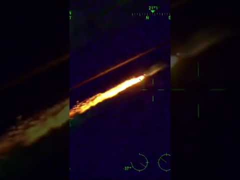 Sparks fly from