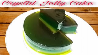 Crystal Jelly Cake with Fruit Flavour || Jelly pudding || Fruit Jelly Cake recipe || gelatin cake