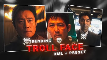 Trending Troll Face Edit | XML In Alight Motion