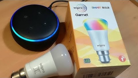 Wipro Smart Bulb Setup And Connection To Alexa | Android | Apple | Iphone | Ipad | Ios