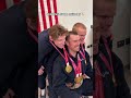 New accessory unlocked🥇ft. Jake Adicoff, Peter Wolter, Reid Goble #WinterParalympics