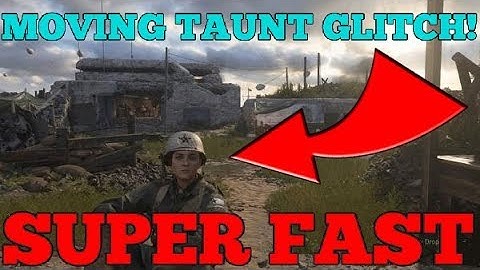 Emote Glitch Sit and Move Funny Glitch CoD WW2 PS4 / PC / XBOXONE