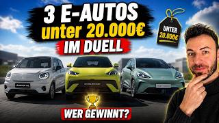 3 Cars Under €20,000 Compared: MG4 Urban vs. BYD Dolphin Surf vs. Leapmotor T03