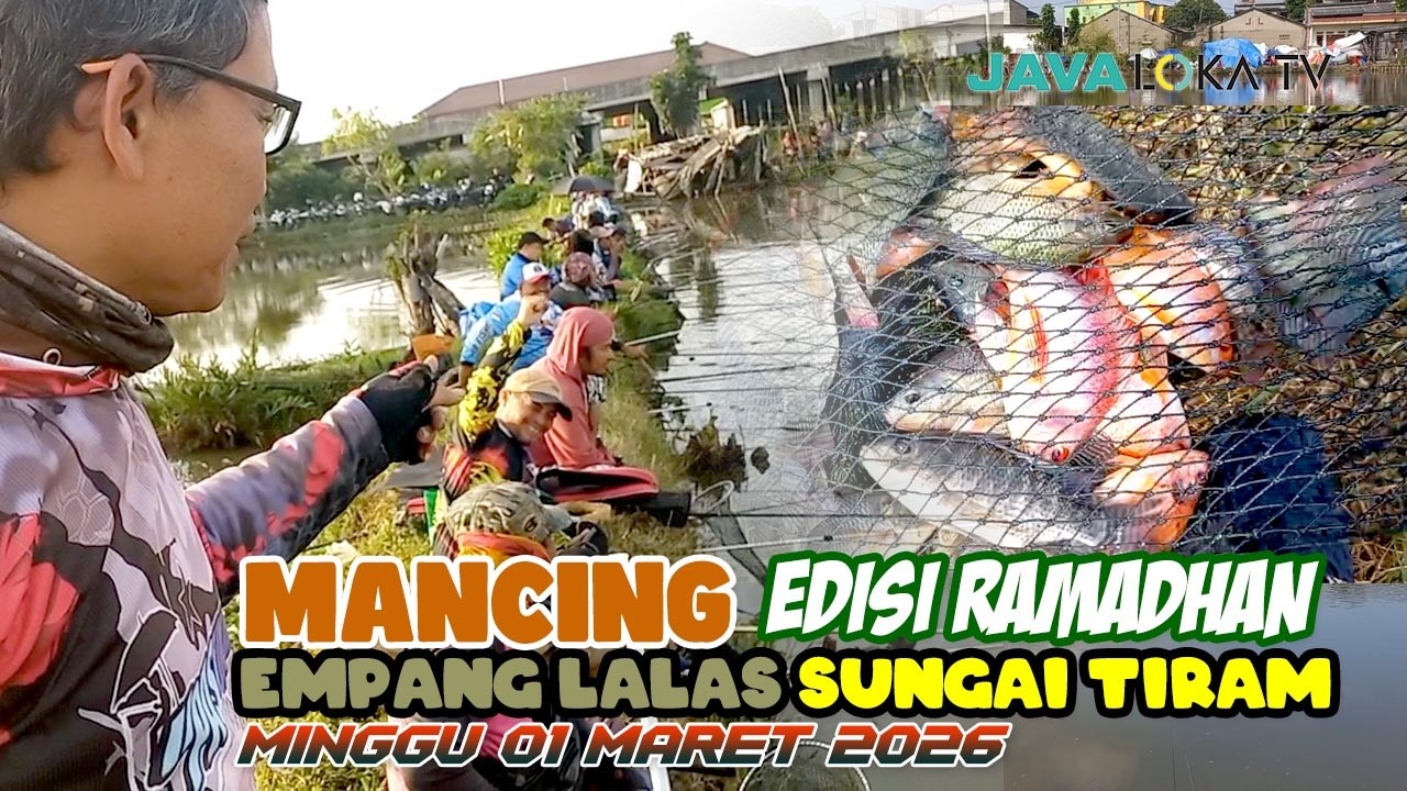 Mancing Jaer hiburan di empang Lalas Sungai Tiram dikepung Asap Minggu 01 Maret 2026