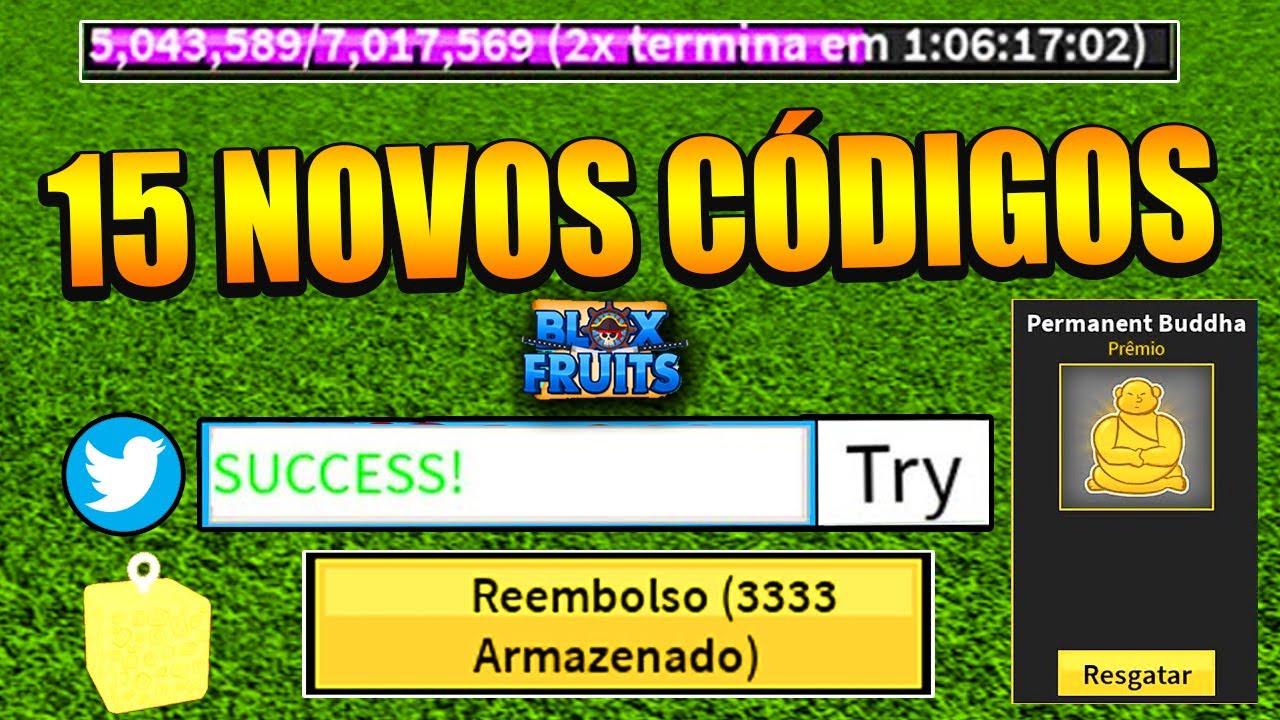 🚨 CORRE!! NOVO CÓDIGO DO ADM? DRAGON PERMANENTE NO BLOX FRUITS