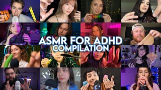 ASMR Fall Asleep In 5 Minutes | ASMR For ADHD Compilation (Random Triggers)