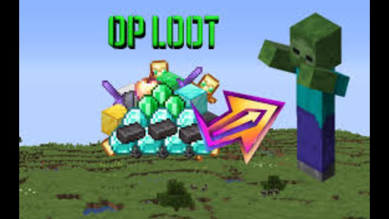 Minecraft but mobs drop OP items - YouTube