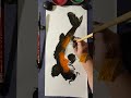 Speedpaint sumi-e koi fish