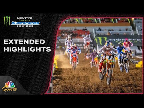 Supercross 2024 EXTENDED HIGHLIGHTS: Round 17 in Salt Lake City | 5/11/24 | Motorsports on NBC