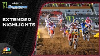 Supercross 2024 EXTENDED HIGHLIGHTS: Round 17 in Salt Lake City | 5\/11\/24 | Motorsports on NBC