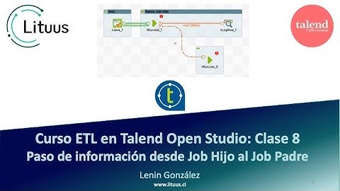 Talend Open Studio: tRun, tFixedFlowInput y tBufferOutput entre Jobs