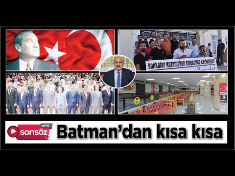 Batman'da bug&uuml;n neler oldu?