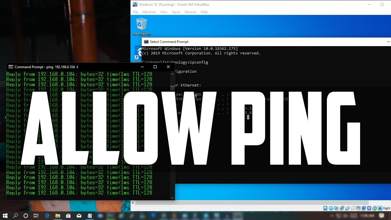 destination host unreachable คือ  New 2022  How to Allow Ping Request in Windows 10 Without Disabling Windows Firewall