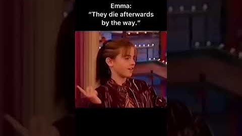 Emma Watson 💖💘 || Cute and Funny Interview 2001