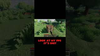 Punching Trees In "Realistic" Minecraft never ceases to AMAZE ME! #minecraft #realistic #mods