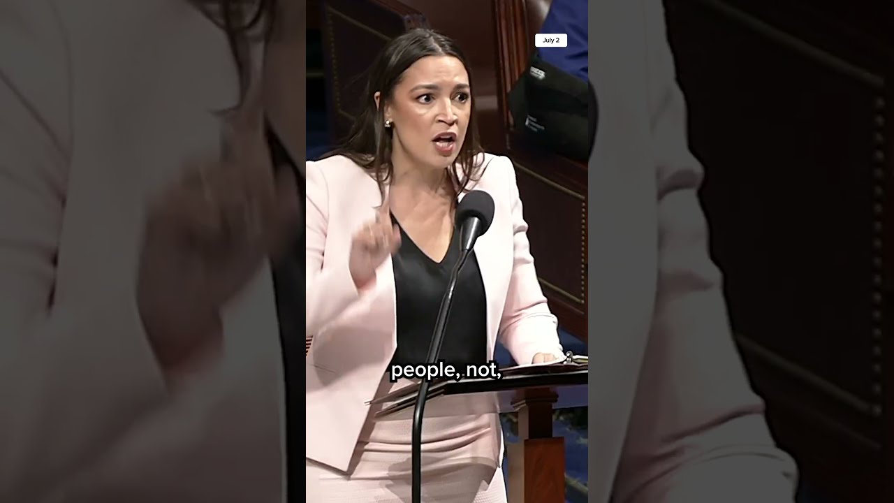 Ocasio Cortez SLAMS GOP Megabill A Deal With The Devil 