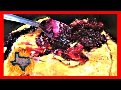 Dutch Oven Blackberry Cobbler Recipe With Homemade Ice Cream