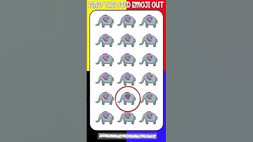 HOW GOOD ARE YOUR EYES #51 | Find The Odd Emoji Out | Find The Difference Puzzles Quiz Game