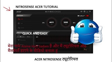How to reinstall NitroSense (Acer) - Short Tutorial | EP1