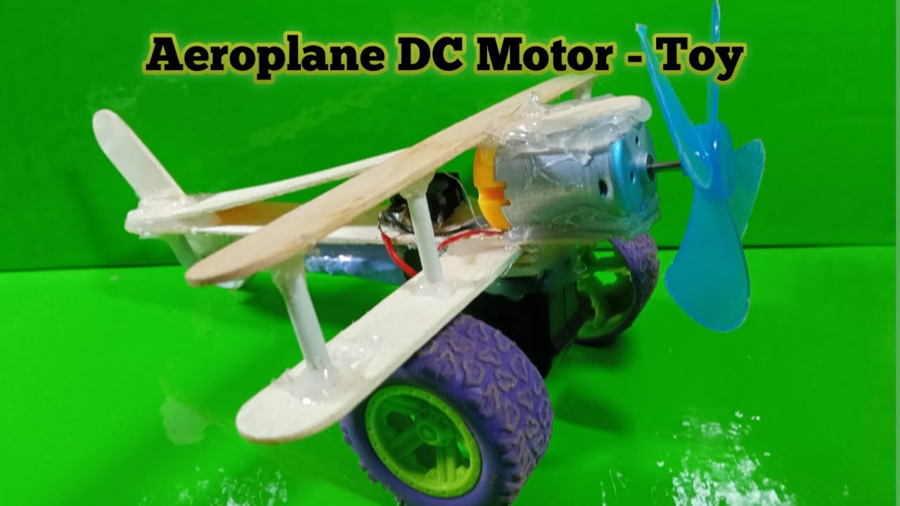How To Make Aeroplane With DC Motor Wooden Plane Aeroplane YouTube