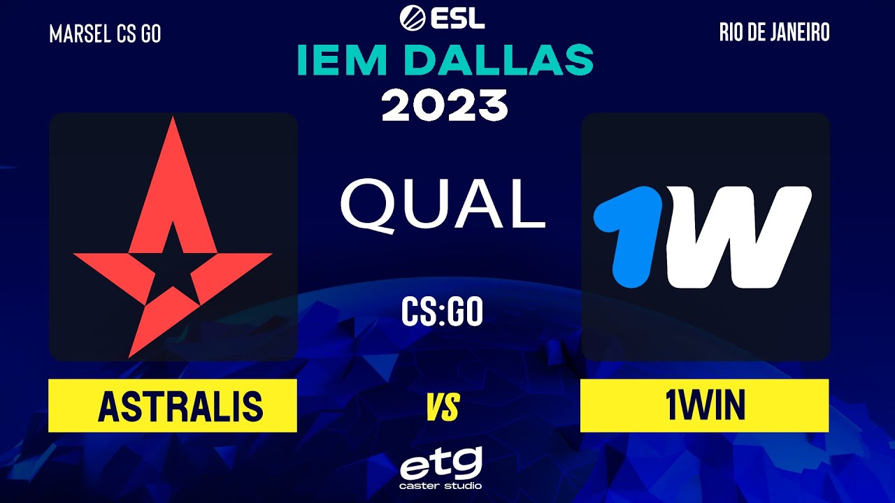[RU] Astralis vs 1WIN IEM Dallas 2023 Europe Open Qualifier 1 YouTube