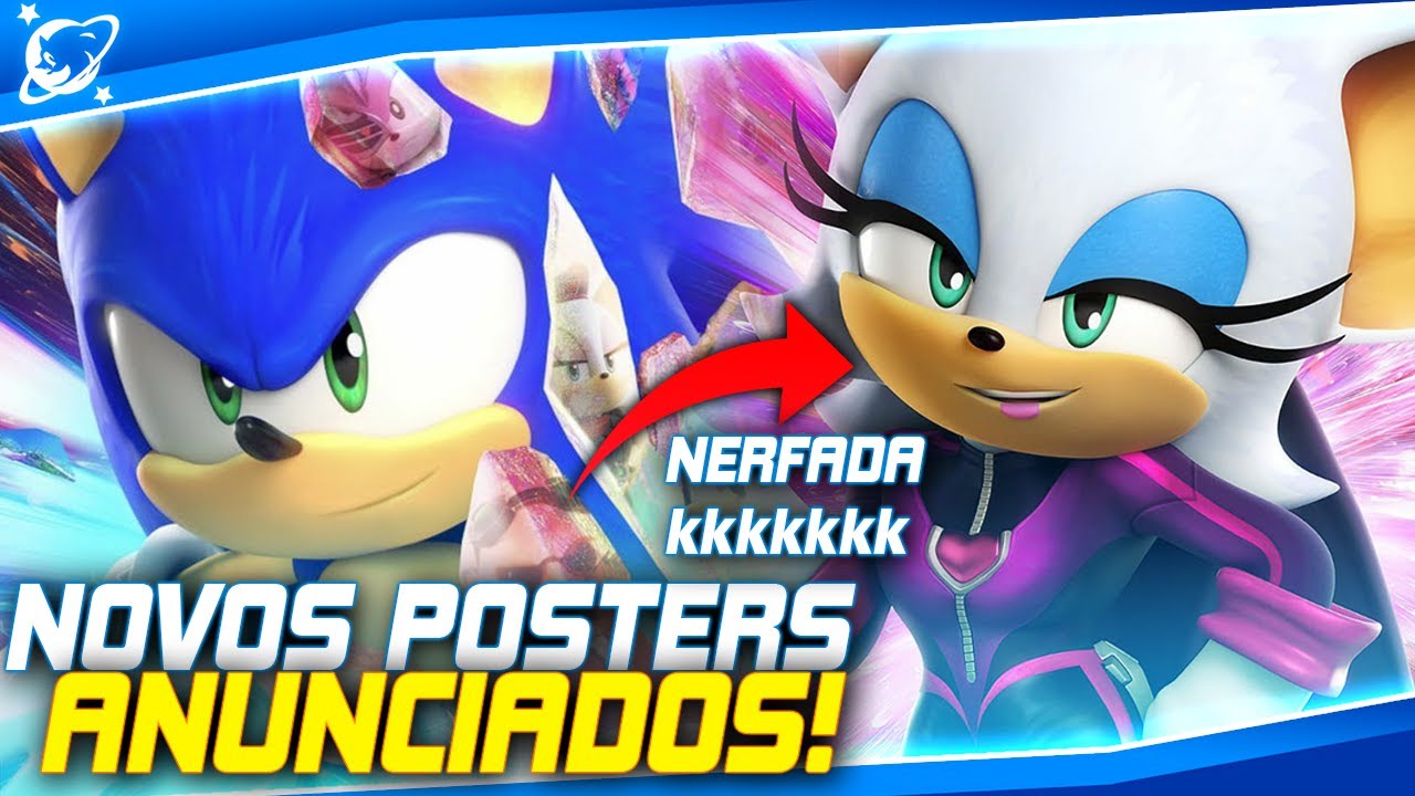 ROUGE NERFADA KKK  NOVOS POSTERS DE SONIC PRIME!! 