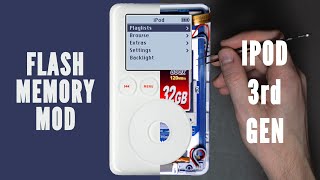 Ipod Classic 3rd gen: solid state (SSD) flash memory swap/modification