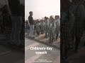 children's day speech in st Shri Atmaram public school #viral#shorts