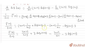 If `f(x)=((x+3)/(x+1))^(3x+2)`, find f
