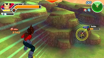 Goku SSJ4 Vs Vegeta SSJ4 Dbz Tenkaichi Tag Team