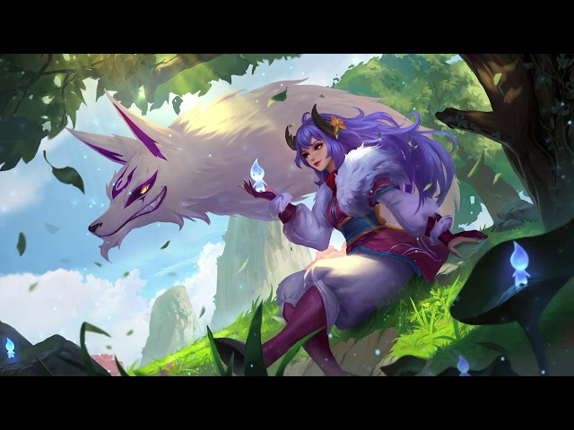 Видео Живые обои «Kindred the Eternal Hunters League of Legends 4K»