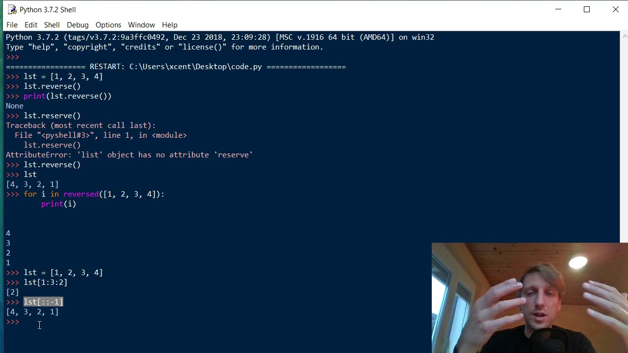 Python List reverse() – Be on the Right Side of Change Python List Reverse() – Be On The Right Side Of Change