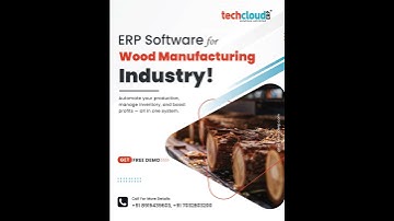 Best ERP Software for Wood Manufacturing | Tech Cloud ERP