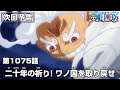 ONE PIECE 1075話予告「二十年の祈り！ワノ国を取り戻せ」