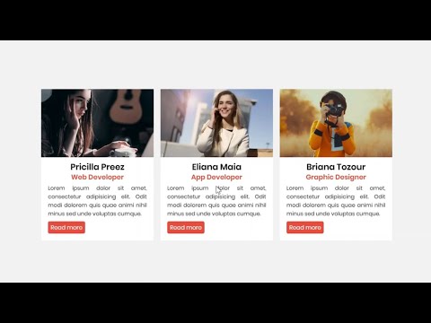 Owl carousel Cards Slider in HTML CSS & jQuery