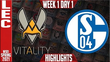 VIT vs S04 Highlights | LEC Spring 2021 W1D1 | Vitality vs Schalke 04