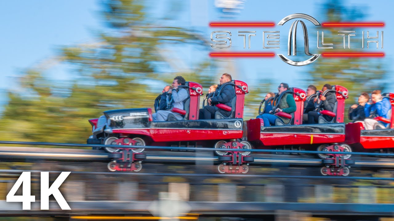 Stealth Offride & Queue Walk-through 4K Thorpe Park - YouTube