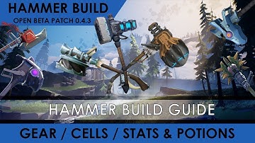 Dauntless - Hammer Build for Staggering and Damage [Build Guide]