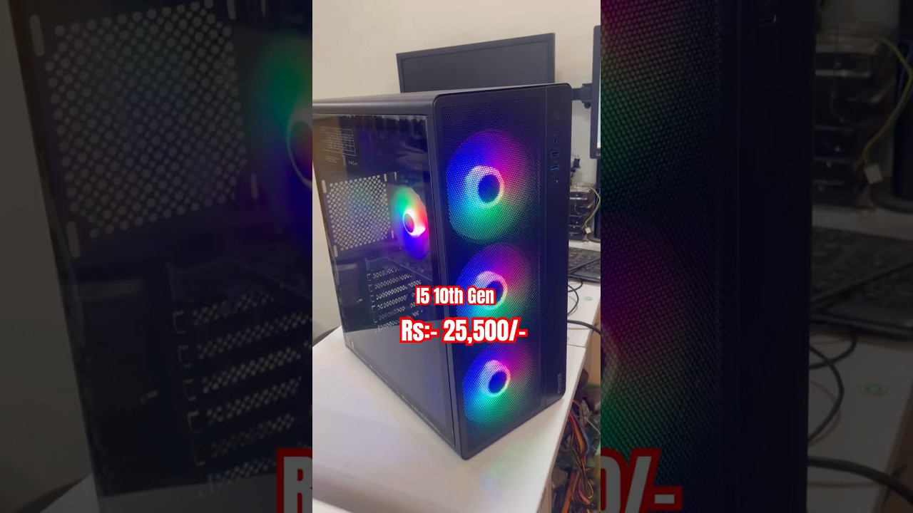 Best Assemble i5 10th Gen PC With RGB Cabinet 