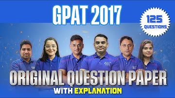 GPAT 2017 Original Questions with Explanation | GPAT Previous Year MCQs | #gpatexam #gpat