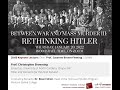 Prof. Christopher Browning, Hitler and Decisions for the Final Solution, 20.1.2022