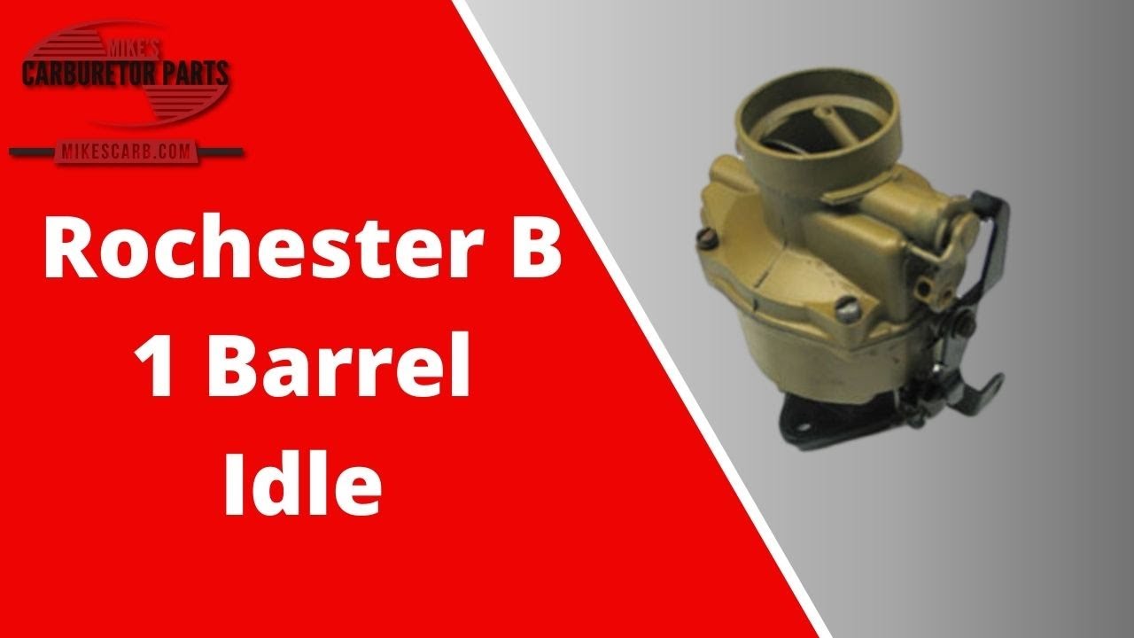 Rochester B Carburetor Off Idle Hesitation YouTube