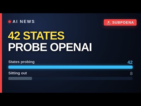 42 States Subpoena OpenAI — Days After Its $1 Trillion IPO Filing #Shorts